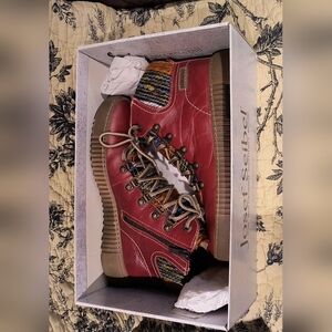 New Josef Seibel Burnt Ruby Boots sz 38 NIB